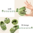 thumbnail image 3 of Girls Boys Home Slippers Warm Dinosaur House Slippers For Toddler Fur Lined Winter Indoor shoes, 3 of 7