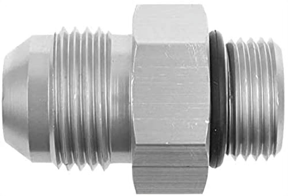 Red Horse Performance 920-10-12-5 RHP920-10-12-5 -10 MALE TO -12 O-RING PORT ADAPTER (HIGH FLOW RADIUS ORB) - CLEAR