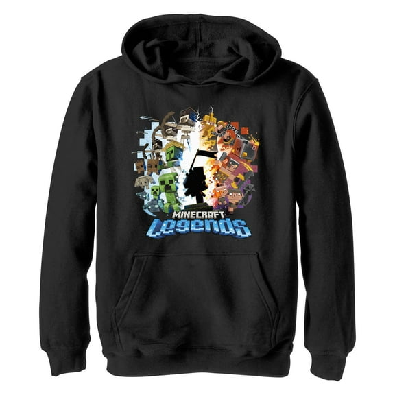 Boy's Minecraft Legends Heroes and Villains Pull Over Hoodie