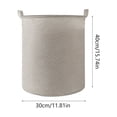 thumbnail image 3 of yulier Laundry Basket, Dirty Clothes Basket, Toy Clothes Storage Basket, Foldable Laundry Hamper with Reinforced Handles in Laundry Room, College Dorm, Bathroom, Bedroom - 15.74"x11.8", 3 of 6