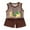B1232-Brown, variant on UAYOTSE Toddler Baby Boy Summer Clothes Letter Print Sleeveless Short Sleeve Shirt Tops and Shorts Set Summer Outfit 2Pcs,Sizes 3-6 Months