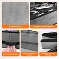 thumbnail image 4 of Riousery 2 Pack Under Bed Shoe Storage Organizer for Closet, Foldable Underbed Shoe Box Container, Holds up to 24 Pairs, Gray, 4 of 8