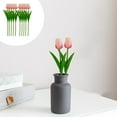 thumbnail image 4 of Holloyiver 10Pcs Artificial Tulips Flowers, Real Touch Latex Fake Tulips Flowers for Decoration 13.7" Floral Arrangement Bulk Flowers for Vase Centerpieces Wedding Party, Pink, 4 of 8