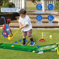 thumbnail image 5 of Set de golf Jovizo para niños y niñas de 2 a 5 años con carrito y tapete, 5 of 5