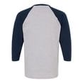 thumbnail image 2 of M&O 5540 Raglan Three-Quarter Sleeve Baseball T-Shirt, 2 of 2