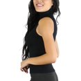 thumbnail image 4 of ToBeInStyle Women's Turtleneck Fullback Sleeveless Tank Top, 4 of 5