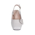 thumbnail image 2 of PEERAGE Cheryl 2 Women's Wide Width Slingback Leather Dress Shoes BEIGE 9.5, 2 of 6