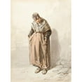 thumbnail image 3 of Paul Gavarni 11x14 Black Modern Framed Museum Art Print Titled - Aglae (About 1859-1860), 3 of 5