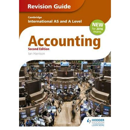 Cambridge International As/A Level Accounting Revision Guide 2nd