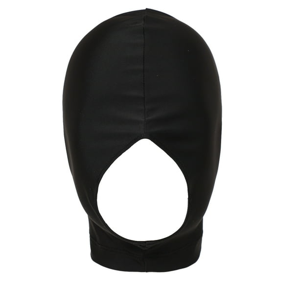 Doomiva Black Face Masks Full Covering Hood Mask Elastic Windproof Face Mask Breathable Type C M