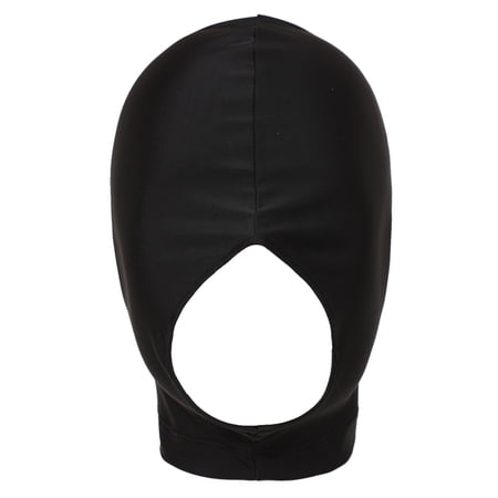 Doomiva Black Face Masks Full Covering Hood Mask Elastic Windproof Face Mask Breathable Type C S