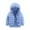 Baby Blue, variant on Kids Baby Boys Girls Winter Down Coat Toddler Warm Hooded Puffer Lightweight Water-Resistant Young Person Packable Puffer Jacket Outwear for 2-12Y