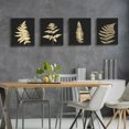 thumbnail image 3 of Fern Wall Art Framed Botanical Prints Set of 4 Flowers Plants Framed Wall Art Botanical Leaf Decor For Bathroom, 3 of 6