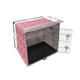 thumbnail image 6 of Strawberries Dog Crate Cover, Floral Berries Pattern Fruity and Spring Time Layout Vintage Garden Art, Easy to Use Pet Kennel Cover Small Dogs Puppies Kittens, 7 Sizes, Pink Multicolor, by Ambesonne, 6 of 6