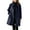 Navy, variant on Coat for Womens Fashion Women's Double Trench Coats Wool Blend Fall Flannel Shirt Jacket (Purple,XL)