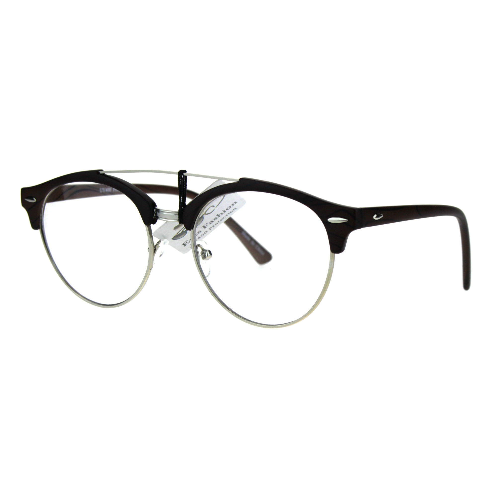 Black Fashion Cool Unisex Clear Lens Nerd Geek Glasses Eyewear For Men Womens Vintage 