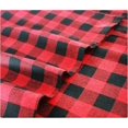 thumbnail image 5 of Buffalo Check Tiers and Valances Set Black and Red Farmhouse Kitchen Window Curtain Rod Pocket Window Treatment Decor Curtain, 5 of 6