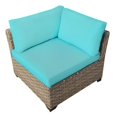 thumbnail image 1 of TKC Monterey Outdoor Wicker Corner Chair in Aruba (Set of 2), 1 of 2