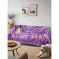thumbnail image 6 of Happy Birthday Purple Couch Cover, Gifts Balloons Goblet Shinning Glitter Ribbons Sofa Cover Blanket for 2 Seat Cushion, Sectional Sofa Slipcover Protector for Living Room Bedroom 71''x102'', 6 of 9