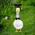 thumbnail image 4 of Tumotour Graduation Season Bachelor's Hat Big White Gooses Festival Set Decoration Sculpture Decoration, 4 of 8