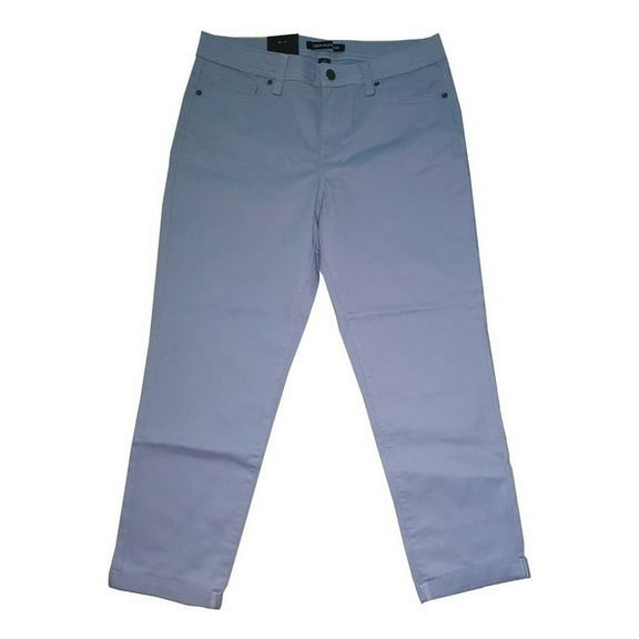 Calvin Klein Ladies' Slim Straight Pants (Winter Sky, 16)