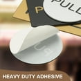 thumbnail image 3 of 2Set Push Pull Door Stickers, 4.7in Push and Pull Signs Plate Acrylic Vertical Self-Adhesive for Doors Glass Window Business Stores, Rectangle, Green, 3 of 6