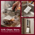 thumbnail image 3 of Unique Bargains Heat-Resistant Safe Spatula Utensil Silver-Missed Scoop 8.9" x 2.8", 3 of 5