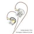 thumbnail image 4 of Auriculares auriculares de cancelación de ruido de cable desmontable con micrófono Hifi Manos de bolsillo Música libre Computadoras de auriculares Transparentes con cableado regular 3.5 mm Inevent EL022595-03B, 4 of 7