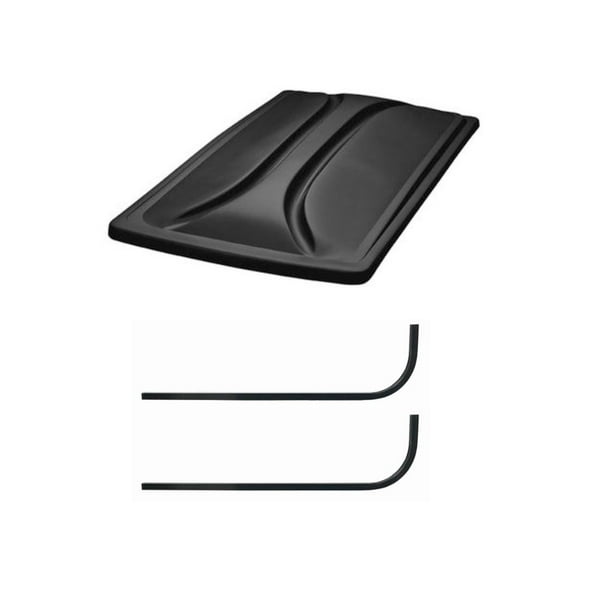 Universal 80" Golf Cart Roof Kit Black for EZGO TXT Golf Carts