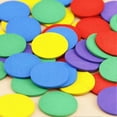 thumbnail image 5 of 50pcs Counting Wood Piece Math Game Teaching Aids For Kid Bingo Chips Game Tokens (mixed Color) Banmo, 5 of 5
