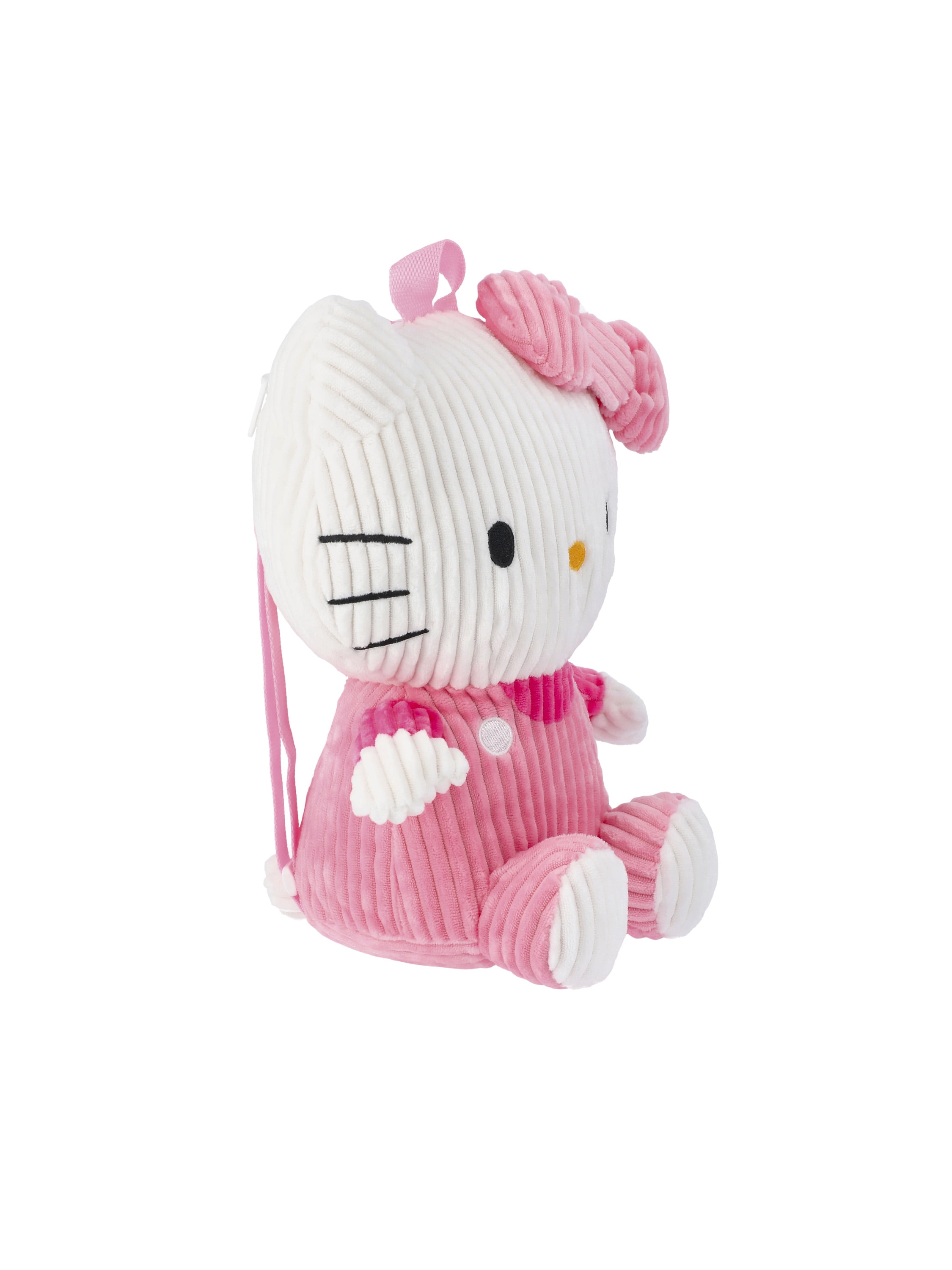 Sanrio Hello Kitty Kids Corduroy Plush Backpack, Pink