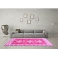 thumbnail image 3 of Ahgly Company Indoor Rectangle Geometric Pink Traditional Area Rugs, 4' x 6', 3 of 4