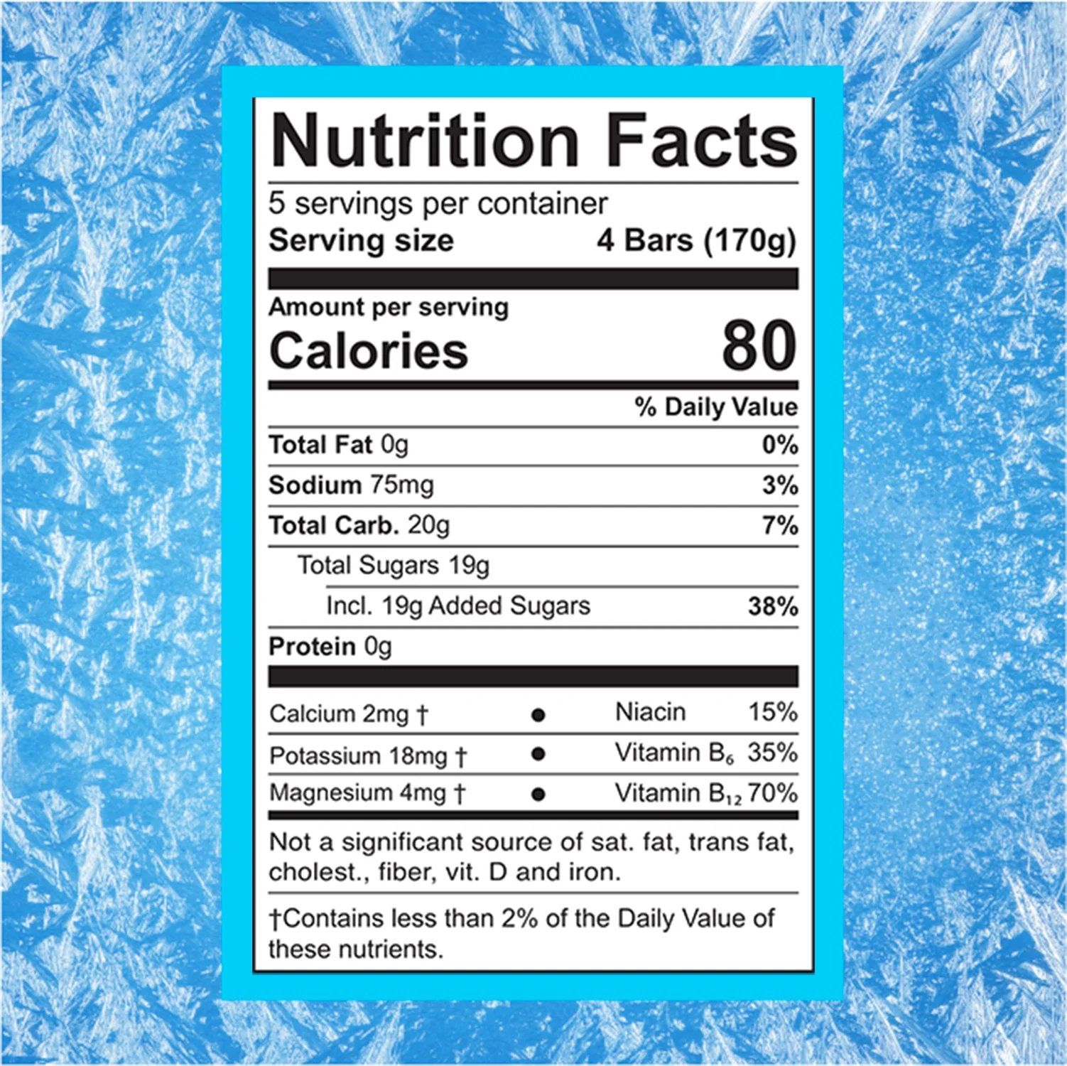 Pure Kick Hydration Ice Pops Variety Pack with B Vitamins, Berry & Fruit Punch Flavors, Gluten-Free, 1.5oz, 20 Count