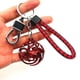 thumbnail image 2 of Llavero de película de tronos, colgante de insignia de cabeza de lobo y dragón, llavero de cuero PU, soporte de llave de coche, accesorios de baratija, regalo, 2 of 4