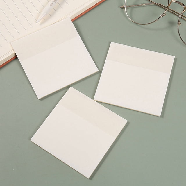 IFANLANDOR Papel Memo Transparente Para Notas Decorativas Y Organización En Oficina