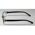 thumbnail image 4 of NEW VERA WANG V091 WOMENS/LADIES DESIGNER HALF-RIM BLACK FRAME DEMO LENSES 50-18-135 FLEXIBLE HINGES EYEGLASSES/EYEWEAR, 4 of 8