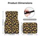thumbnail image 5 of Fotbe Royal Blue Plaid Sunflower Juego de 4 Tapetes para Auto con Estampado – Alfombrillas de Goma Reforzada, Diseño Antideslizante, Protección para Todo el Año – Vehículos, Autos, Camionetas y SUVs, 5 of 7