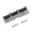 Silver, variant on Light Weight Steel 43mm Roller Saddle Guitar Nut For Electric Guitar Enhances Playability And Delivers Rich Resonance