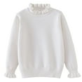 thumbnail image 2 of Esaierr Kids Toddler Pullover Sweater Baby Knit Girls Sweater Long Sleeve Solid Colour Shirt Tops for 1-12Y, 2 of 5