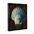 thumbnail image 4 of Stupell Industries Dark Clam Shell Nature Painting Black Floater Framed Canvas Art Print Wall Art, 17 x 21, 4 of 10