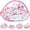 Pink, variant on Baby Play Gym and Activity Mat - 4-in-1 Tummy Time Gym with Sensory Toys for Infants & Toddlers, Green