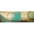 thumbnail image 2 of Marcon, Michael 32x13 Black Ornate Wood Framed with Double Matting Museum Art Print Titled - Colorful Sunrise II, 2 of 4