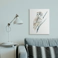thumbnail image 2 of Stupell Industries Soft Arctic Owl Perched on Minimal Branch Canvas Wall Art, 24 x 30, Design by Annie Warren, 2 of 6
