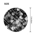 thumbnail image 3 of Disketp Seamless Pattern With Skulls Small Mouse Pad 7.9x7.9 Inches,Washable Round Mousepad For Office Laptop Computer,Non-Slip Rubber Base Mouse Pads For Wireless Mouse, 3 of 9