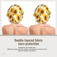 thumbnail image 2 of Naloa Modern Elegant Sunflower Adjustable Hair Bonnet for Sleeping, Hair Wrap Sleep Cap Turban for Women Men, Curly Straight Hair Long Large Braid Unisex, 2 of 6