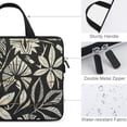 thumbnail image 3 of AWERP Hawaiian Style Tapa Cloth Tribal Vintage Soft Laptop Bag Diving Fabric Soft Carrying Travel Case 17inch, 3 of 5