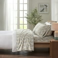 thumbnail image 2 of Gracie Mills Persephone 4-Piece Cotton Flannel Sheet Set Twin Gray GRACE-7549, 2 of 4