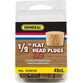 thumbnail image 2 of General Tools and Instruments 1/2" FLAT HEAD PLUGS, OAK 45, 2 of 2