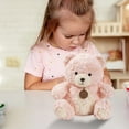thumbnail image 2 of Hypoallergenic Filling​​ 13.8-inch Plush Bear Stuffed Animal with Soft Short Pile, Cuddly Companion for Home Decor and Comfort Support Decorative Accent​​, 2 of 6
