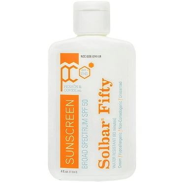 Solbar PF Sunscreen Cream SPF 50, 4 Oz